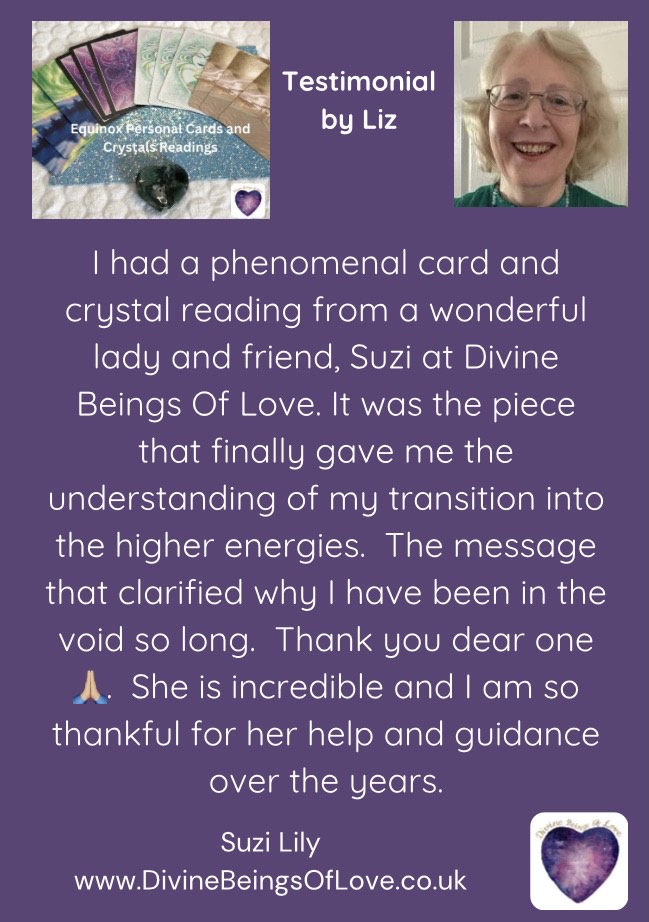 Oracle Card and Crystals Readings - Liz